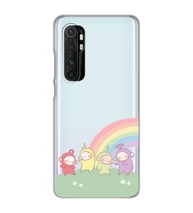 Xiaomi Mi Note 10 Lite Uyumlu Teletubbies Desenli Şeffaf Telefon Kılıfı