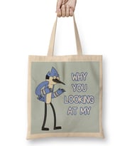 Mordecai Why You Looking At My Bez Çanta Uzun Saplı