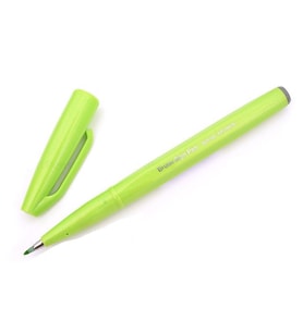 Pentel Brush Sign Pen LIGHT GREEN 