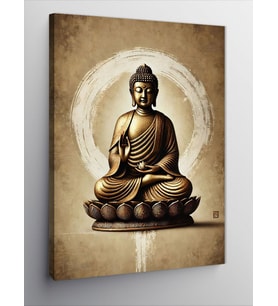 Kanvas Tablo Meditasyon Yapan Buda
