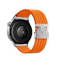 Honor Magic 2 46mm 22mm Kordon Kelebek Klipsli Naylon Kumaş Hasır Örgülü 133 (Turuncu)