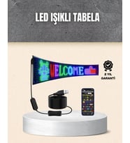 RGB Kayar Yazılı LED Reklam Ekranı – USB Bağlantılı Esnek Tasarım