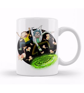 Rick And Morty 01 Kupa Bardak Porselen