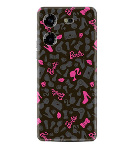 Tecno Pova 5 Kılıf Resimli Desenli Baskılı Silikon Barbie and Shoes 1413