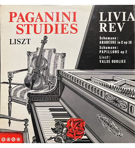 Livia Rev, Liszt – Paganini Studies Classic LP Plak (Karışık)
