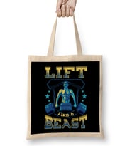 Lift Like a Beast Weightlifting Powerlifting Gym Bez Çanta Uzun Saplı