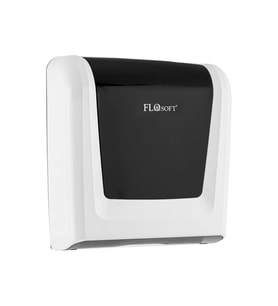 Flosoft F114 Z Katlama Kağıt Havlu Aparatı - 300 Kağıt Kapasiteli - Beyaz