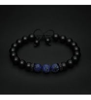 Alnis Atelier Lapis Ve Mat Oniks Doğal Taş Bileklik