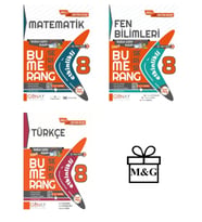 BUMERANG LGS 8. Sınıf Etkinlikli Matematik Fen Bilimleri Türkçe