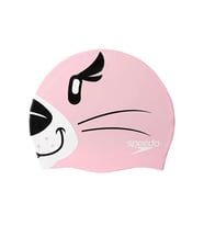 Speedo Printed Cap iu Lts Pink/Blk Çocuk Bonesi 8-00232614670 Pembe