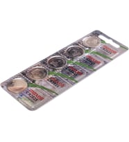 CR2025 piller, 5 adet, Lityum, 3 V, 170 mAh, gri