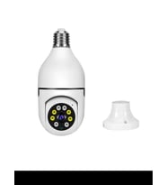 Ampul Kamera Harekete Duyarlı Gece Görüşlü Kablosuz Bebek Izleme Kamerası Güvenlik Akıllı Wifi 360hd