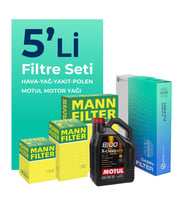 MANN Mercedes Sprinter 515 Dizel Filtre Bakım Seti Motul Motor Yağlı (2006-2012) 5 Li