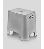 Geseus Banyo Taburesi Çok Amaçlı Tabure Kaymaz Ayakalı Max-140kg Taşıma Kapasitesi-Açık Gri-5171-84G