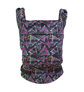 Premium Renkli Üçgenler Ergonomik Kanguru Yenidoğan Set (Standart)