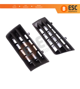 Renault Megane MK2 2002-2006 Makyajsız Kasa için Ön Tampon Radyatör Üst Panjur Hava Izgara Paneli