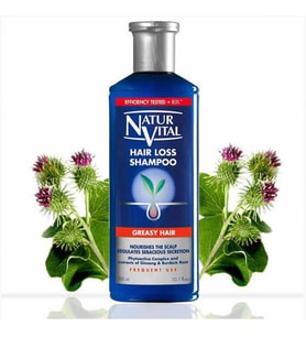 Natur Vital Hair Loss Yağlı Saçlar için Şampuan GREASY 300 ml