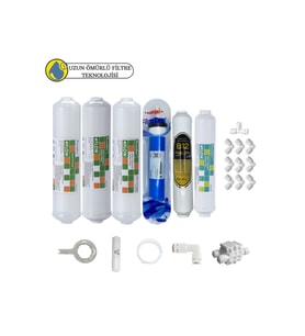 Purefer Kapalı kasa Su arıtma Cihazlarına Sertifikalı 6li Filmtec Dupon mebran  B12 Alkalili