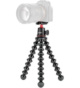 Joby Gorillapod 3K Kit Esnek Ve Hafif Tripod (Dslr, Csc Ve Aynasız Kameralar Için Küre Başlıklı, 3 K (Çok Renkli)
