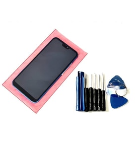 Tkgz P20 Lite Uyumlu Lcd Ekran Dokunmatik - FULL ÇITALI +TAMİR SETİ MAVİ
