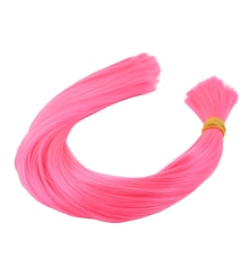 Pembe Renkli Sentetik Boğum Saç - 1Kg