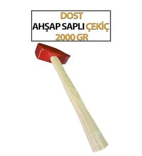 Çekiç Ahşap Saplı Sağlam Dayanıklı 2000 Gr