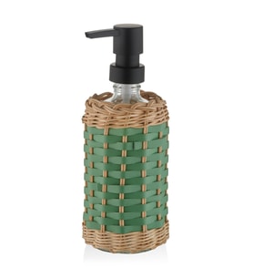 The Mia Rattan Sıvı Sabunluk Yeşil 483 ml