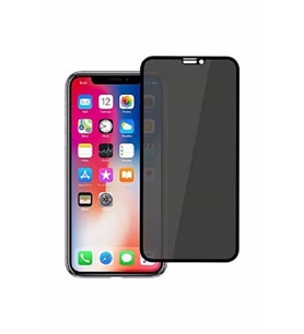 Apple Iphone 12 Pro Max 6.7 Inç Privacy Hayalet 10d Ekran Koruyucu Siyah Cam