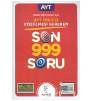 karakök yayınları Ayt Sözel Öğrencileri İçin Ayt Öncesi Son 999 Soru Karakök Yayınları (Çok Renkli)