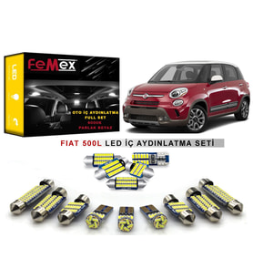 Fiat 500L LED İç Aydınlatma Ampul Seti FEMEX Parlak Beyaz