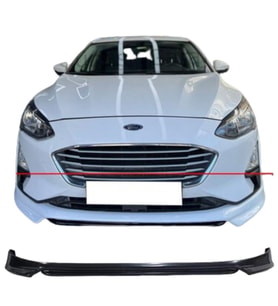 🚘 Ford Focus 4 Sedan Ön Ek (Plastik)  Sportif & Dayanıklı Tampon Altı Koruma (Standart)