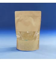 Kraft Pencereli Doypack 200x300x50 mm 10 Adet