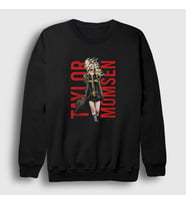 Presmono Unisex Siyah Taylor Momsen The Pretty Reckless Sweatshirt 388971tt