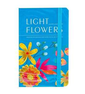 MİKRO A6-07 LIGHT FLOWERS DESENLİ A6 NOT DEFTERİ ÇİZGİLİ 80YP