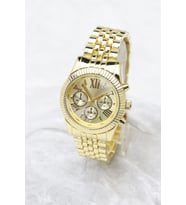 Gold Renk Unisex Kol Saati