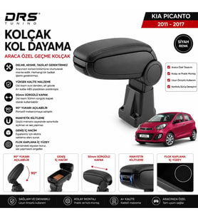 Kia Picanto 2011 - 2017 Kolçak Kol Dayama Siyah