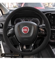 Fiat Doblo 4 Direksiyon Kılıfı Alcantara Süet Monza Black Serisi Siyah 2015-2022
