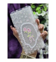 Samsung Galaxy A55 / Samsung A35 Uyumlu Güller Desenli Şeffaf Telefon Kılıfı