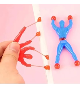 Cama yapışkan takla atan örümcek adam oyuncak şaka yapışkan Taklacı spider man - 1 Adet