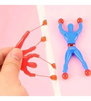 Cama yapışkan takla atan örümcek adam oyuncak şaka yapışkan Taklacı spider man - 1 Adet