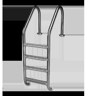 Havuz Merdiveni 4 Basamak Standart Model 316 (Krom)