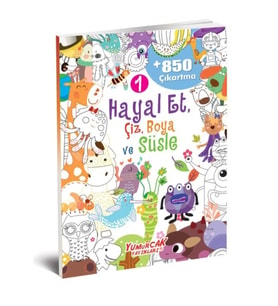 Hayal Et-Çiz-Boya-Süsle 850 Çıkartma -1