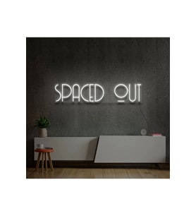 SPACED OUT Yazılı Neon Tabela