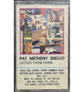 (Plak Değildir KASET tir) Kaset Pat Metheny Group Letter From Home Kaset