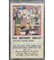 (Plak Değildir KASET tir) Kaset Pat Metheny Group Letter From Home Kaset