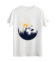Dijital Baskılı Unisex Tshirt, Günlük Kullanıma Uygun Pamuklu Regular Tshirt (Beyaz)