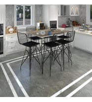 Knsz masa sandalye takımı hem105zengin crdsyh 130*070 6 sandalye syhsyh