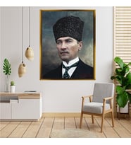 ÇERÇEVELİ ATATÜRK TABLO S122