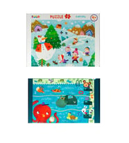 40 Parça Yer Puzzle – 2'li set