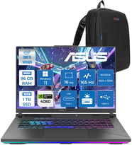 Asus Rog Strix G16 G614JVR 14. Nesil Intel I9-14900HX 96GB Ddr5 1tb SSD RTX4060/8GB 140W 16 Inç (1920 x 1200, Wuxga) 165Hz IPS WIN11HOME Gaming Bilgisayar WN3095H33+ZETTAÇANTA